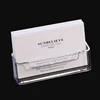 1 Pcs Clear Desk Shelf Box Storage Display Stand Acrylic Plastic Transparent Desktop Business Card Holder Place Card Holder 1