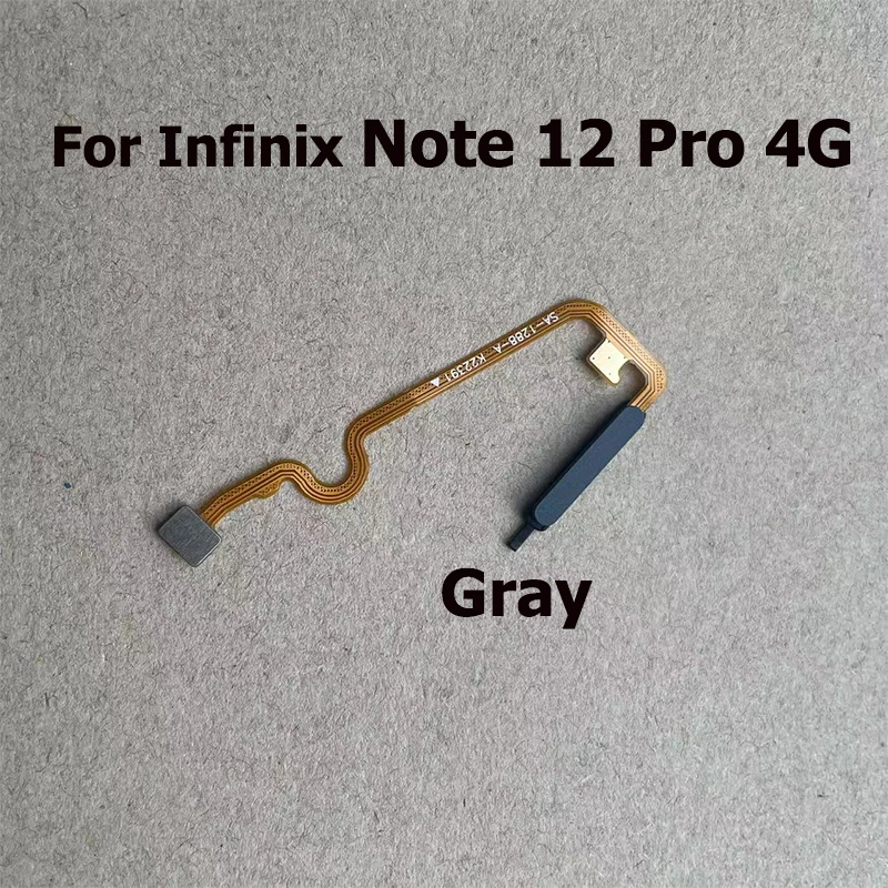 Sensor de Impressão Digital para Infinix Note 12 G96 Pro 4g Sensor de Impressão Digital Toque Traseiro id Scanner de Impressão Digital Novo - Image 2