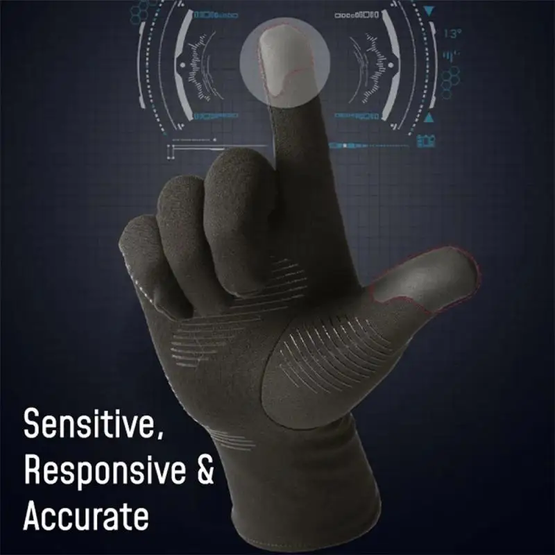 Football Gloves Boys Waterproof Thermal Grip Outfield Bicycle Bike Field Sports Cycling Player Outdoor Sports Apparel Gloves - Image 4