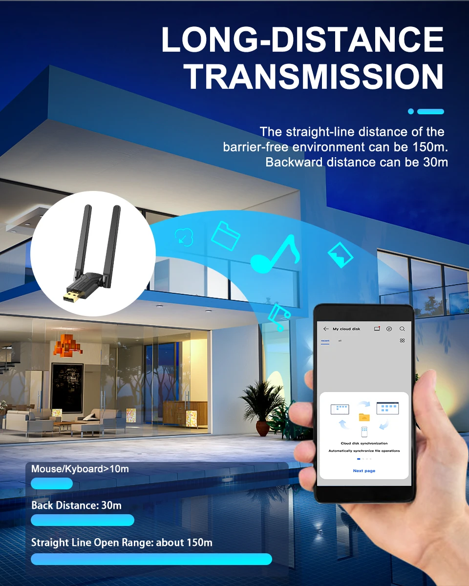 Receptor dongle Bluetooth