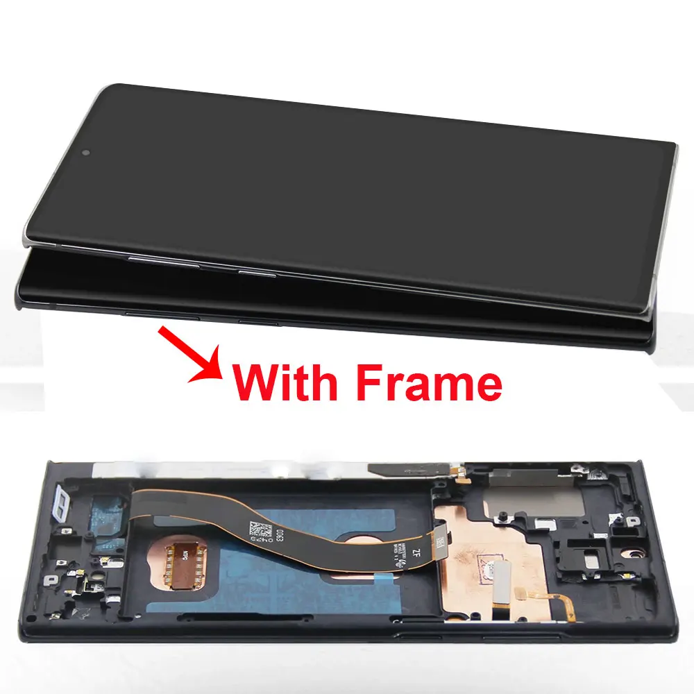 LCD ÷ ġ ũ,   S  , Amoled Note 10 Plus, Ｚ Galaxy Note10 + N975F