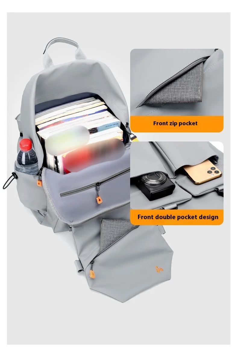 Business Men's Waterproof And Scratch Resistant Backpack Large Capacity Casual Trendy Sports Computer Bag Student Travel Backpack_ipsvogv.com