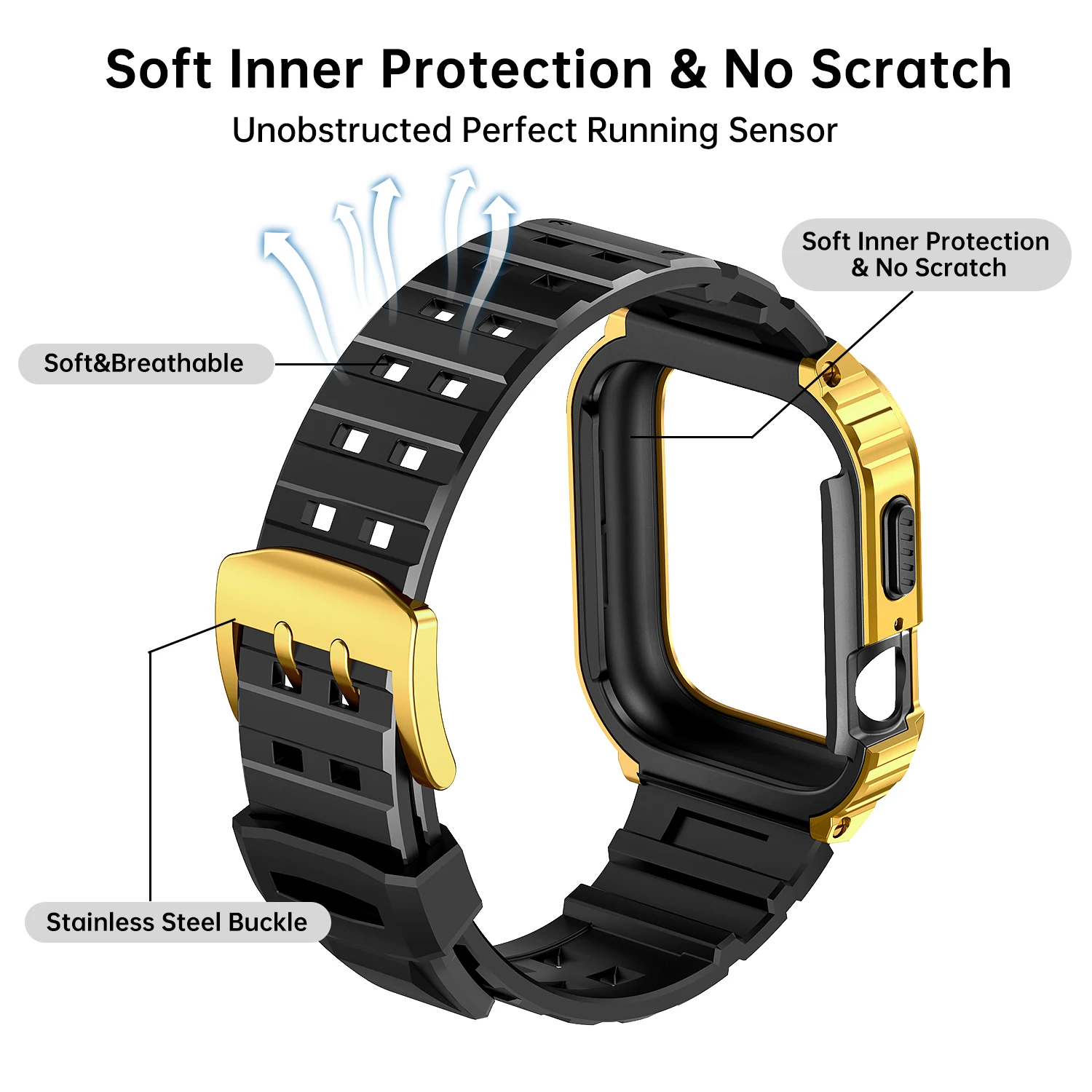 Stainless Steel case+silicone strap For Apple Watch Band 45mm 44mm 44 mm iwatch 4 5 SE 6 Cover bracelet apple watch serie 7 45mm