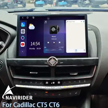 Android Auto GPS Touch Screen da 13.3 pollici per Cadillac CT5 CT6 2020-2023 Autoradio Lettori Video per auto Navigazione Multimedia CarPlay