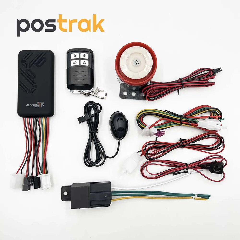 GT06R GPS Tracker Siren Remote Control For Vehicle Antitheft Car Alarm