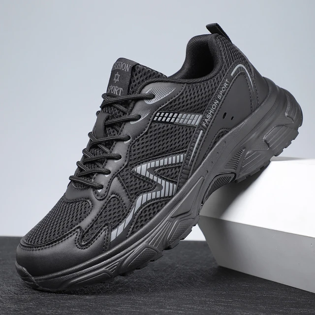 Mens Running Shoes 2025 New High-Quality Breathable Lightweight Soft-Sole Non-Slip Outdoor Daily Wear Fashion Sneakers for Men 2