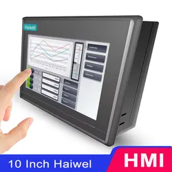 Haiwell 10 Inch HMI B10S B10S-W B10S-G Enable Connection Mobile Phone Tablet Computer TV Camera and Other HMIs in Local  Network