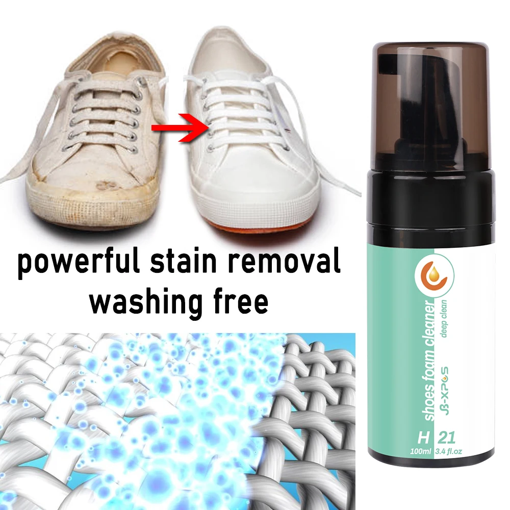 Shoes Cleaner Foam For Fabric Cleaner For Leather, Whites, Suede