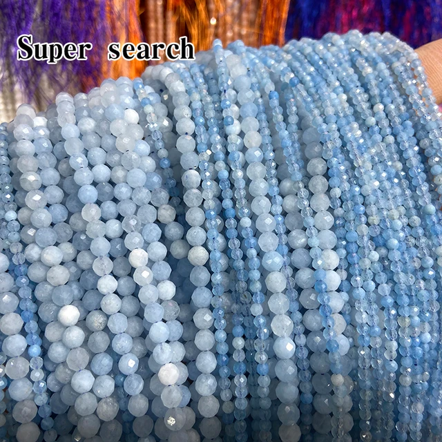 Natural Stone Beads Small Round Faceted Beads Color Loose Exquisite Beaded  For Jewelry Making DIY Bracelet Necklace Accessories - AliExpress