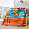 Pokemon Anime Card Blanket Cute Flannel Fluffy Throw Camping Blankets for Children Sofa Throw Thin Picnic Blanket Fashion Gifts 6