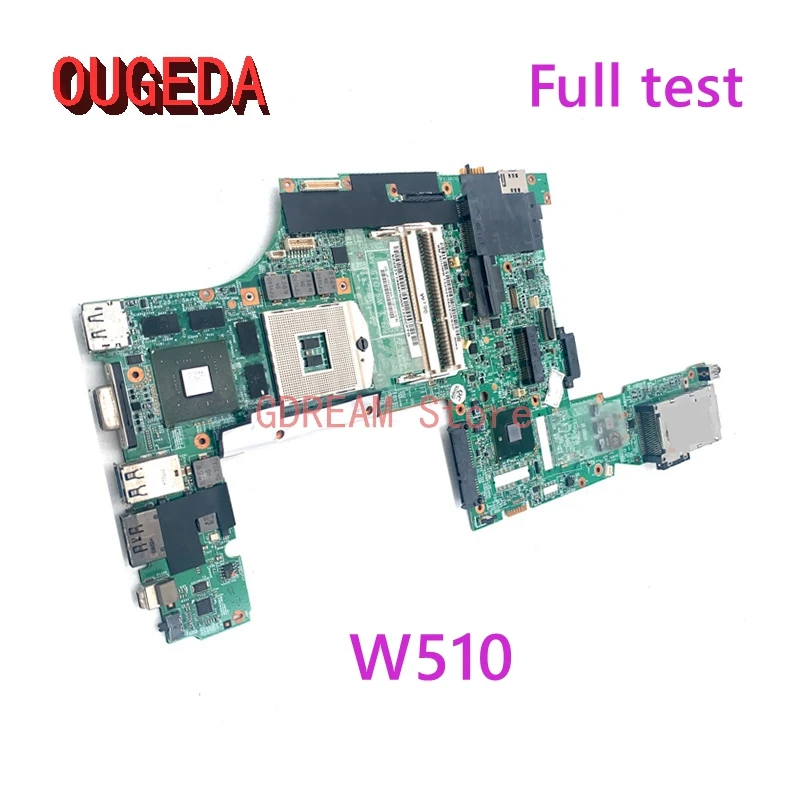 

Материнская плата OUGEDA 63Y1896 63Y1551 63Y2022 75Y4115 для ноутбука LENOVO Thinkpad W510 материнская плата 08271-3 48. 4cu14. 0