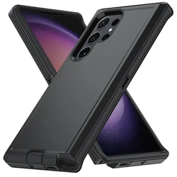 Armor Shockproof Defender Phone Case with Hard PC+TPU Back Cover - Note 20ultra (1)
