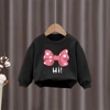 Spring Autumn Toddler Girl Tracksuit Bow Print Clothes Set 2PCS Long Sleeve Top and Pants Girls Outfit Sets Children Tracksuit 5