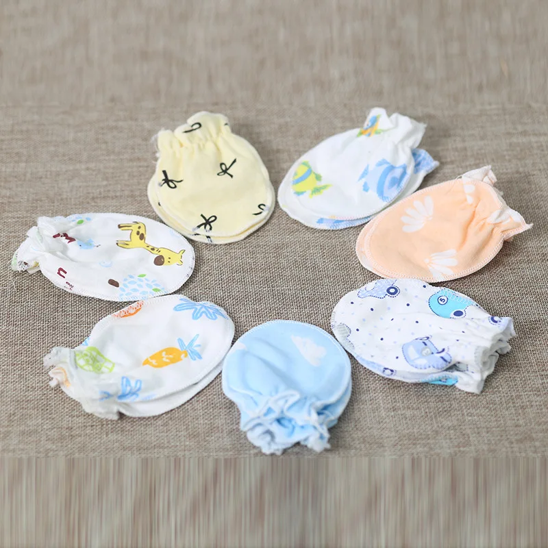 Baby Gloves Cotton Anti Scratching Newborn Protection Face Mittens Infant Accessories baby gloves