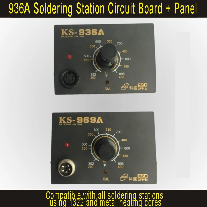 

1Pcs/Lot KS936A Adjustable Soldering Station for Circuit Board With Panel Accessories
