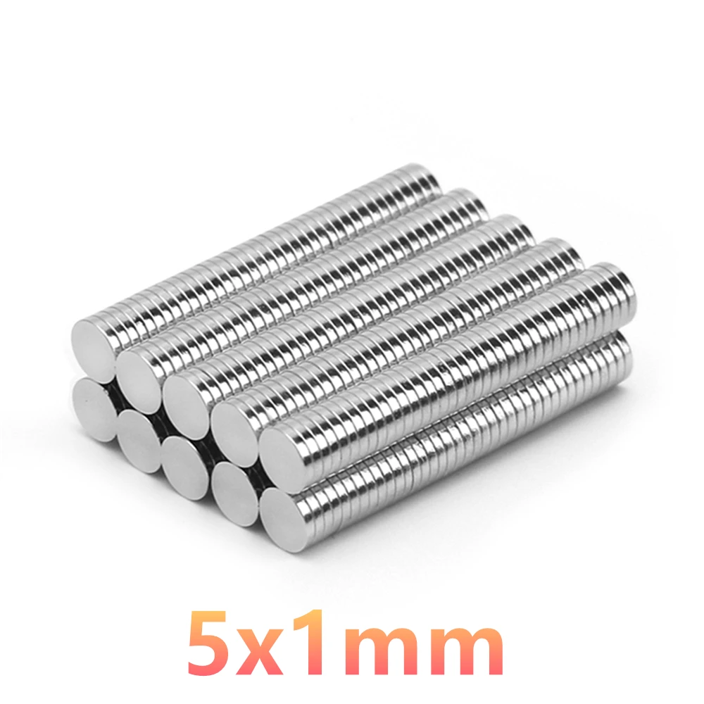 

10000pcs Strong Round 5*1mm N35 Rare Earth Neodymium Magnet Art Craft Fridge 5x1mm