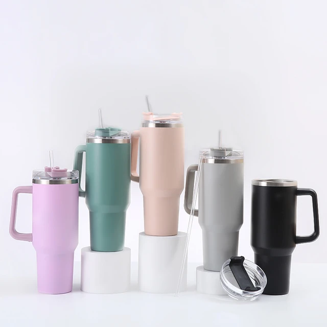 30oz 1200ml Thermos Cup Portable Coffee Mug Thermal Leak-proof Water Bottle  with Straw Insulated Bottle 304 Stainless Steel Cup - AliExpress