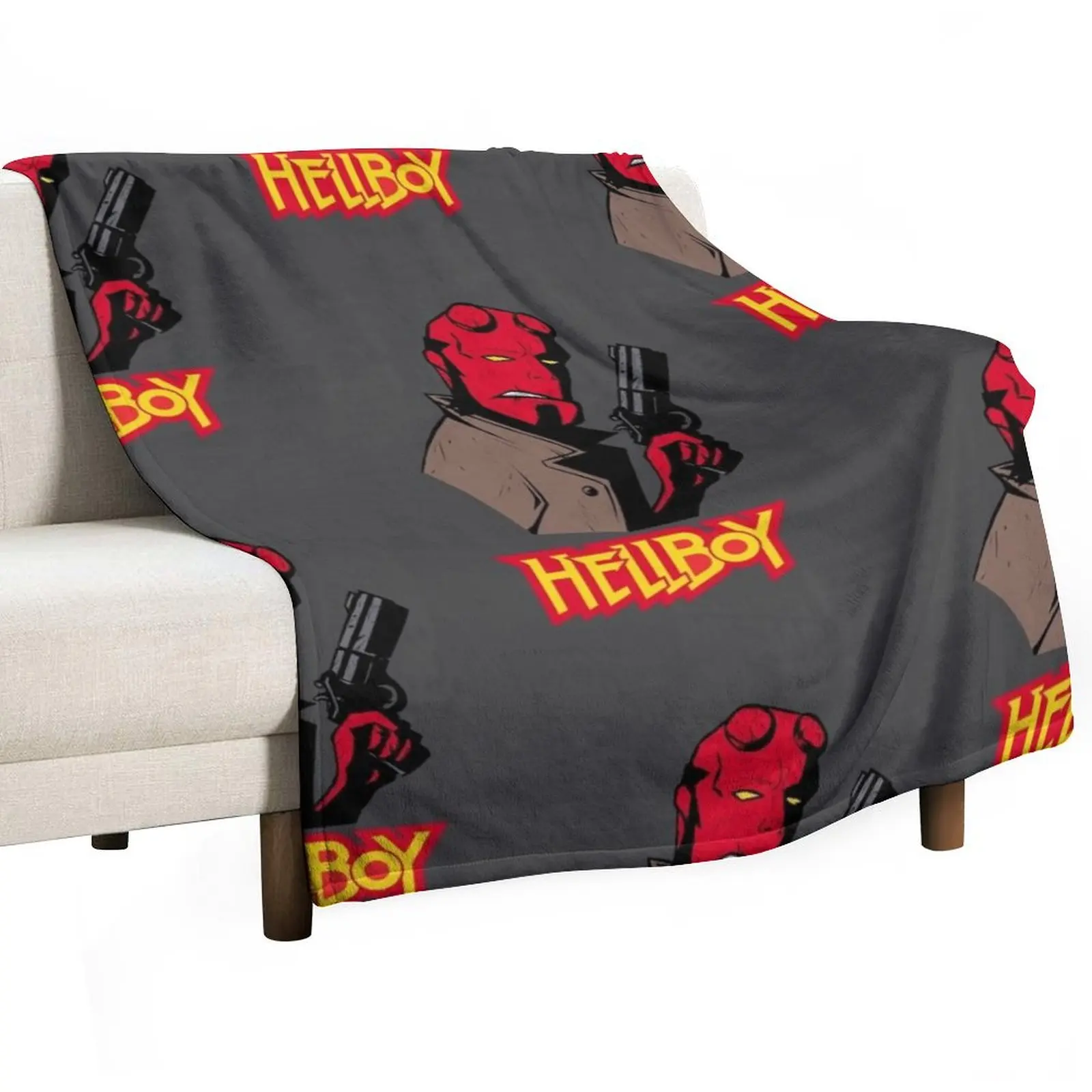 

Плед Hellboy, декоративные диваны, одеяло, фланелевые одеяла для кровати