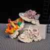 Students Sports Shoes Thick Soft Sole Boys Girls Running Shoes Colorful Fashion 2024 New Trend Children Sneakers Non-slip Casual 1