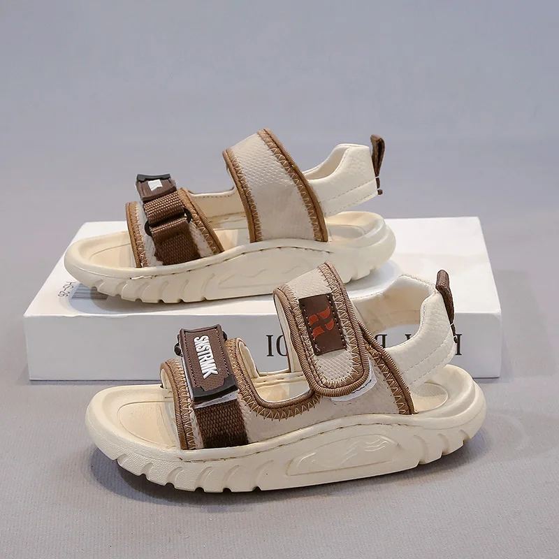 Boys Summer Sandals Korean Style Anti Slip Soft Bottom