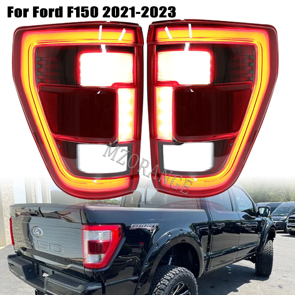 

Auto Rear Tail Brake Light for Ford F150 2021 2022 2023 Driving Reversing Lamp Black Stop Signal Assembly Car Part