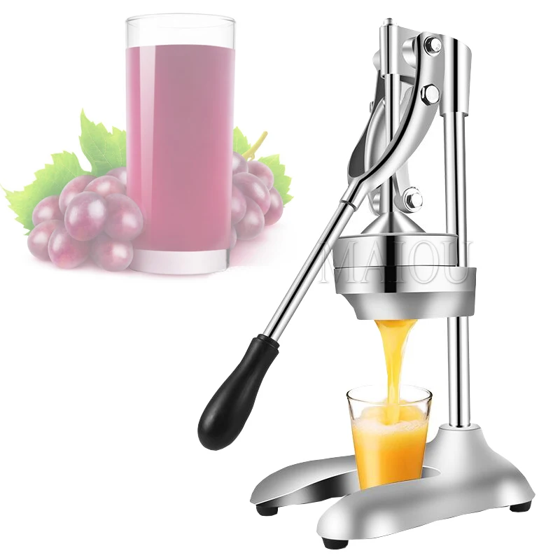 

Manual Hydraulic Fruit Fresh Grape Watermelon Stainless Steel Juice Extractor