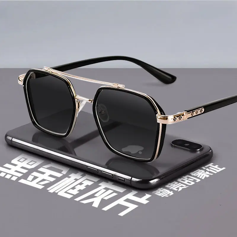 Night Vision Glasses Polarized Sunglasses Steampunk Sunglasses Clip On Sunglasses Sunglasses Clips Semi Rimless Sunglasses Sports Sunglasses Glass Frames Trend Sunglasses For Men Professional Day Night Driver Sunglasses UV400 Retro Luxury Design Glasses vintage