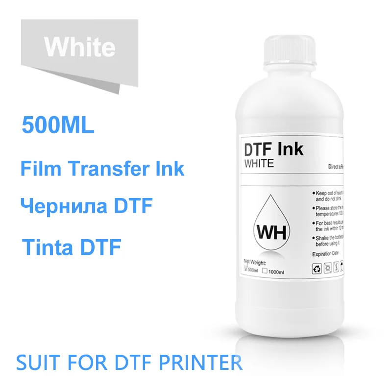 500ML/Bottle DTF Ink PET Film Transfer Ink For DTF Direct Transfer Film Printer For Printing PET Printing And