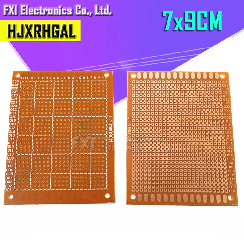 DIY 프로토타입 종이 PCB 범용 실험 매트릭스 회로 기판, igmopnrq, 100 개, 7x9cm, 7x9