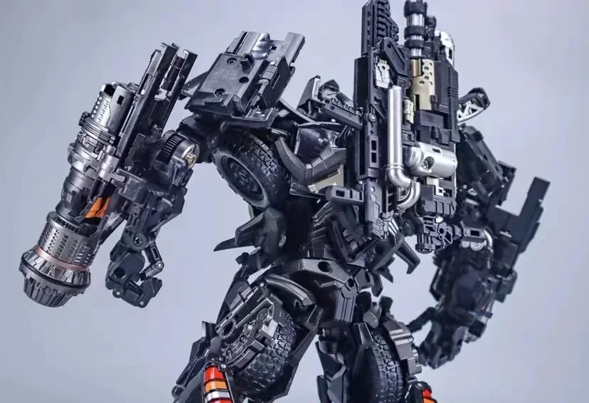 [2.0 버전 재고 있음] 새로운 WEIJIANG 변환 WJ 블랙 애플 M06 MPM06 M-06 Ironhide 확대 버전 메탈 액션 피규어