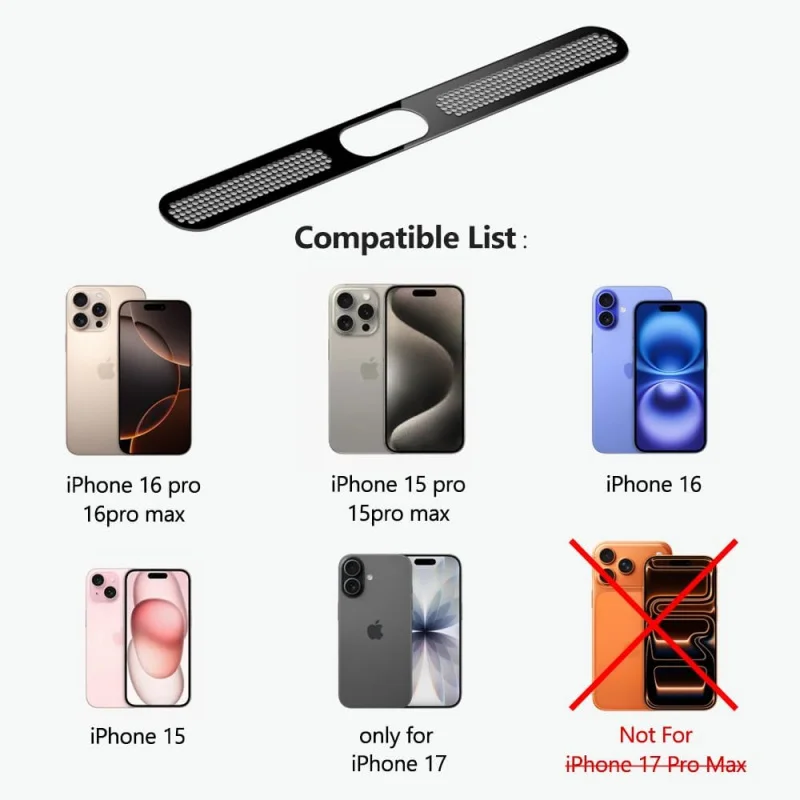 Universal Phone USB-C Anti-Dust Cover Set - 9-Piece Charging Port & Speaker Protector Kit