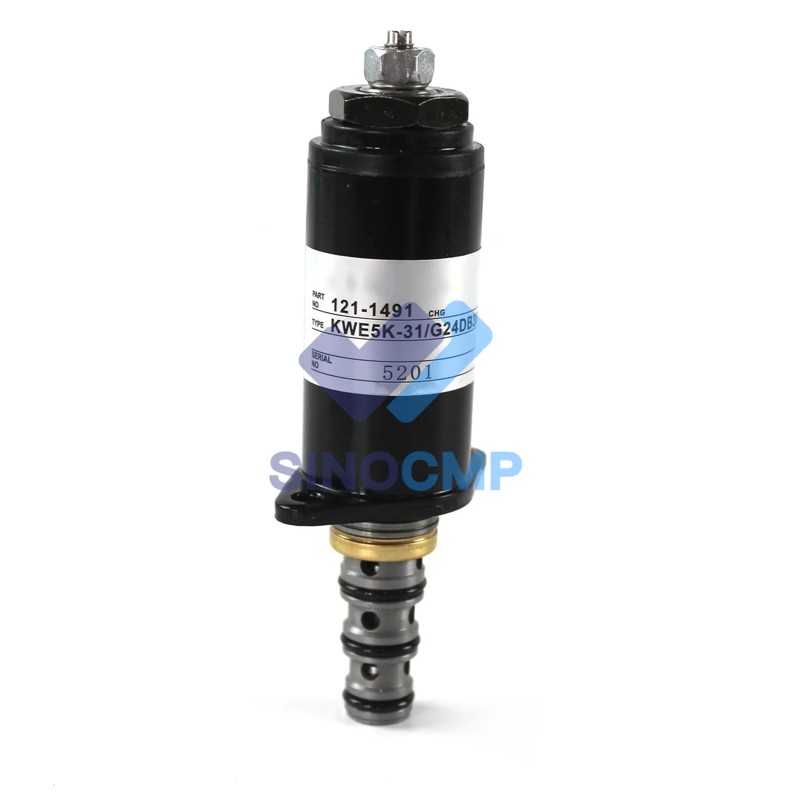 

12V E320B/E320C Hydraulic Pump Solenoid Valve For CAT Caterpillar Excavator KWE5K-31/G24DB30 /121-1491