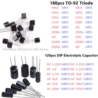 1818PCS Electronic components Diy Kit 2n2222 RM063 3296W LED PCB Capacitor Resistor potentiometers ne555 lm317 Diodes Monolithic - Image 5