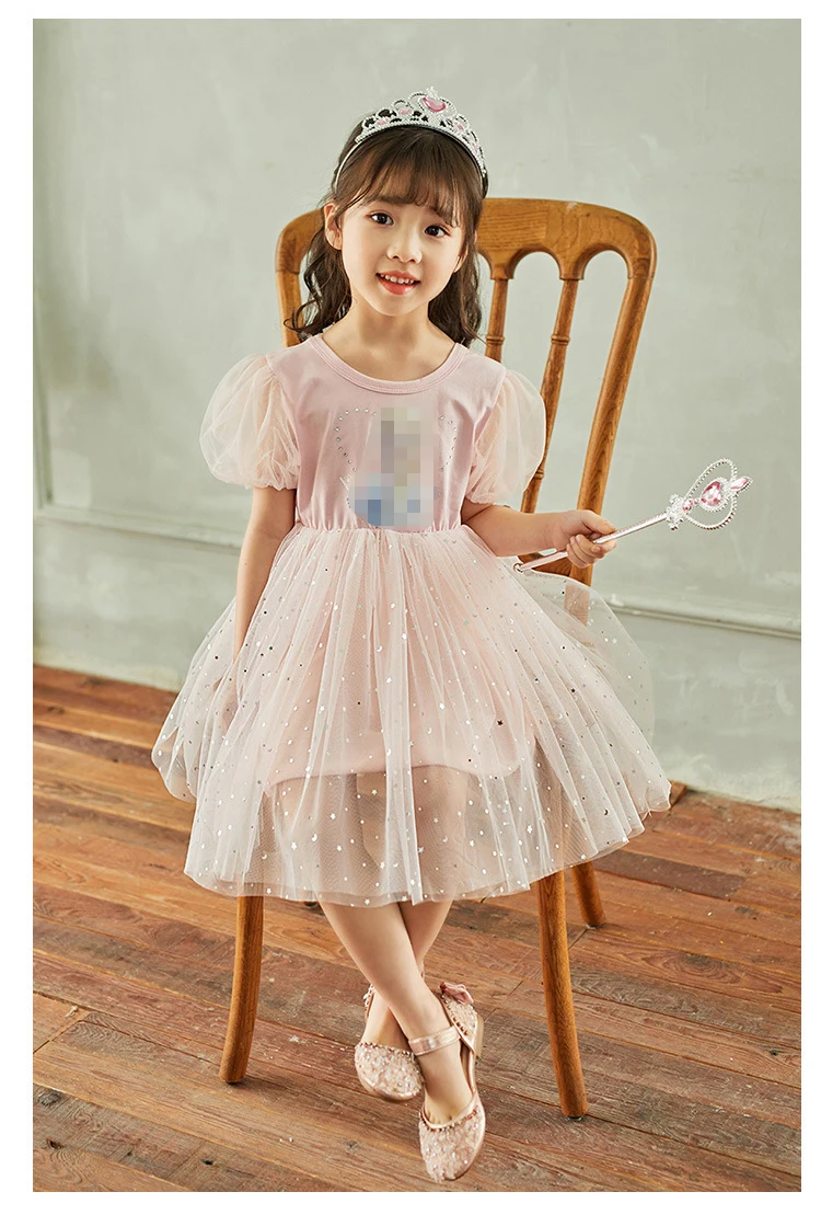 Girls Dress Summer Princess Elza Dresses Elegant Kids Costume for Girls Vestidos Party Toddler Children Teenagers Birthday Robe cute dresses