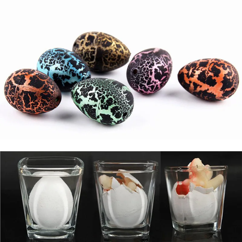 60Pcs/Lot Cute Dinosaur Eggs Kids Toys Magic Hatching Add Water Growing Funny For Children Educational Play Toy |