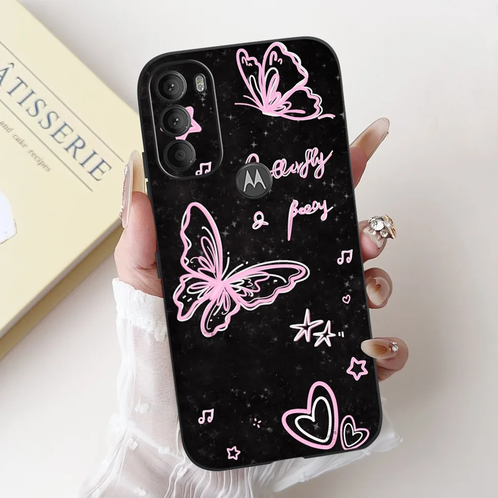 Luxury Cute Cartoon Cat Shockproof Silicone Phone Case - 6.4 Fashionable Back Cover