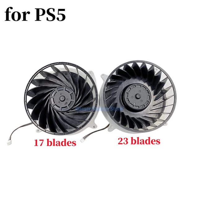 Ventilateur de refroidissement extrêmement silencieux pour PS5, 17 pales,  23 pales, pour pièce de rechange PlayStation5, Original, nouveau -  AliExpress