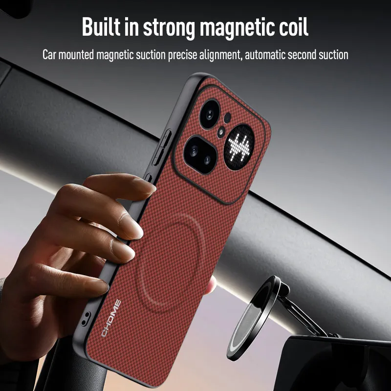 Luxury Car Magnetic Holder Shockproof Silicone Case