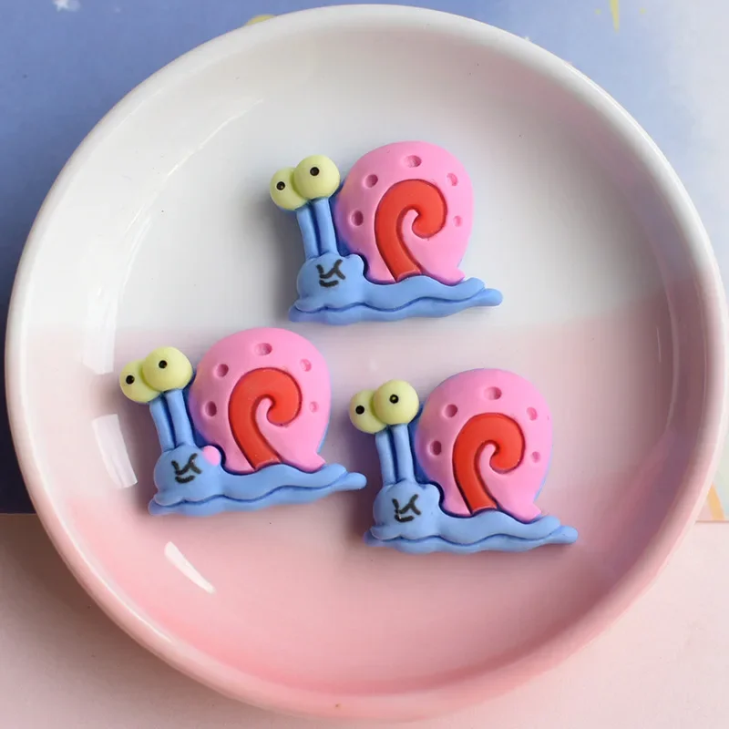 10pcs Cute Anime Decorative Accessories, Crab，Octopus, Snail, Sandals, Slipper Charms, Fashion Shoe Accessories, Shoe Flowers - 4