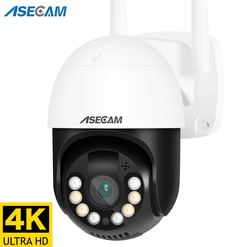 

8MP 4K PTZ WIFI IP Camera Audio CCTV Outdoor Night Color Wireless Waterproof Security Home AI Human Detection iCsee