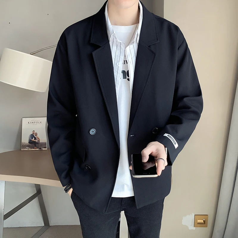 

Искусственный Мужской Блейзер из 2 предметов, женский костюм, модные мужские куртки, свадебная одежда, умный Повседневный осенний Топ, Дизайнерские Пальто