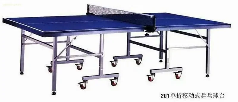 Movable Indoor Table Tennis Table Foldable Exercise Equipment Main Material MDF for Outdoor Sports Ping Pong Pingpong