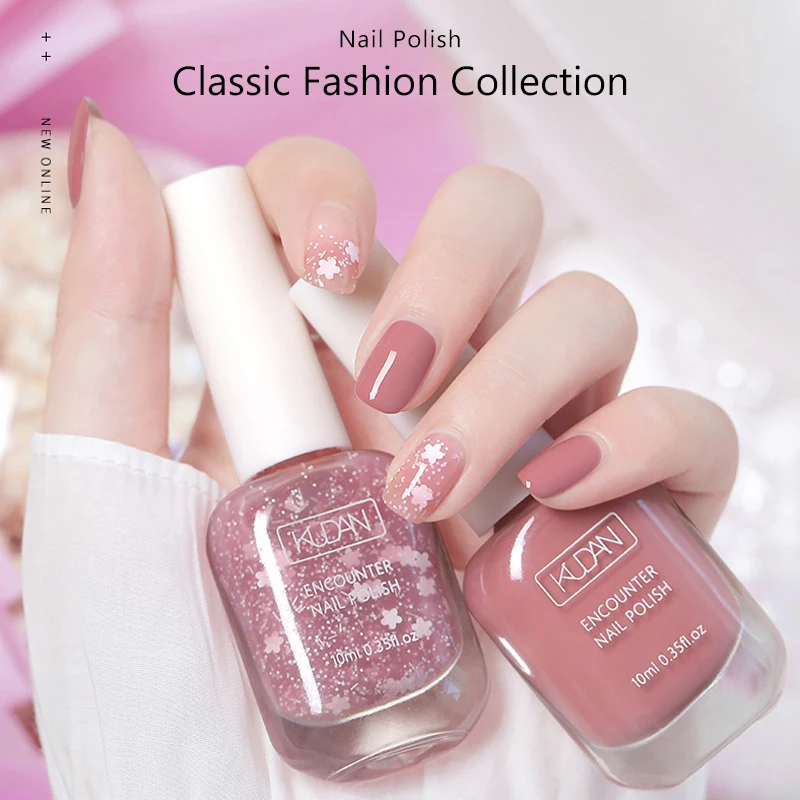 Nail Polish 10ml Water-Based Peel Off No Need Lamp 40 Colors for Manicure DIY
