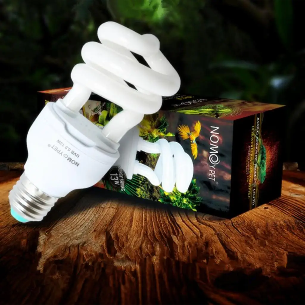 5.0 13W Calcium Reptile Turtle UVB Light Compact Bulb Lamp Globe