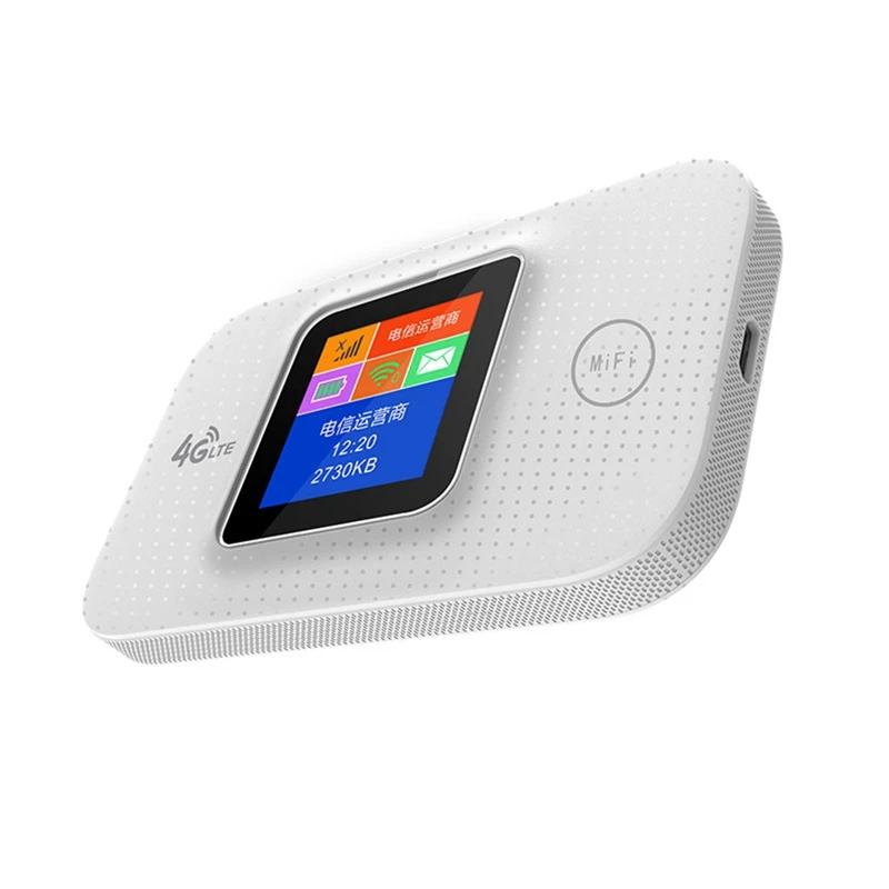 

4G SIM Card Wifi Router Portable Router Color LCD Display Lte Wifi Modem MIFI Pocket Hotspot Built-In Battery
