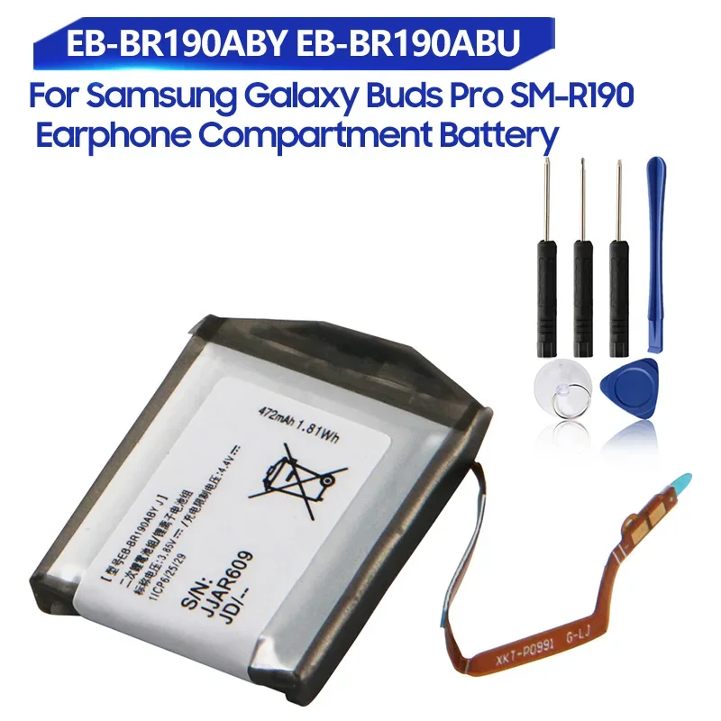 Batteria Di Ricambio Per Vano Auricolare Per Samsung Galaxy Buds Pro Ep-Qr190 Sm-R190 Ep-Qr190 Eb-Br190Abu Eb-Br190Aby