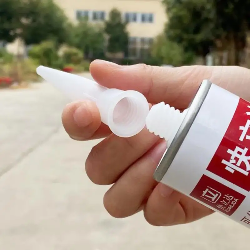Universal Caulking Nozzle Glass Glue Tip Mouth Home Construction Tools Silicone Sealant Caulking Nozzle 20Pcs