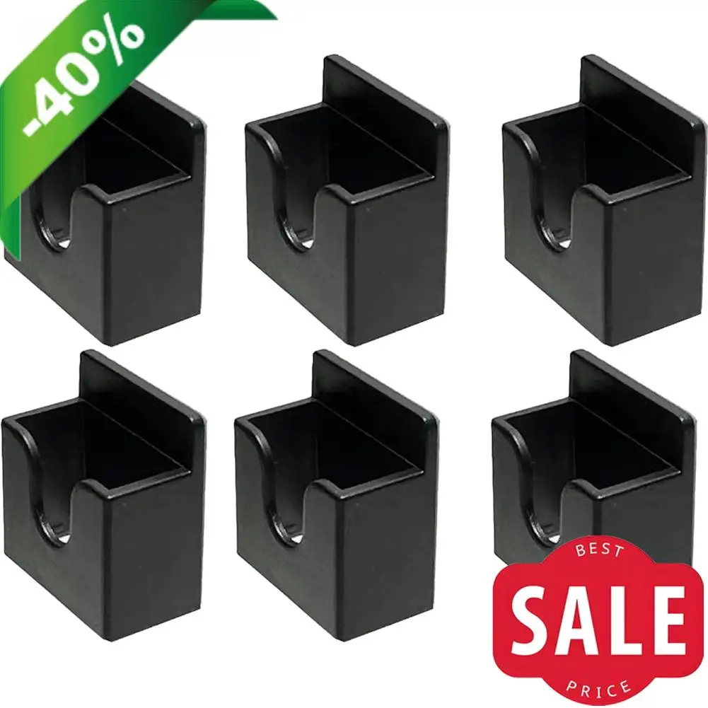 6-Pack Walkie Talkie Wall Mount Holder with Adhesive Clips and Hanging Hooks