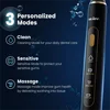 SEJOY Sonic Electric Toothbrush 7 Brush Heads Smart Timer Rechargeable 2