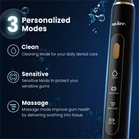 SEJOY Sonic Electric Toothbrush 7 Brush Heads Smart Timer Rechargeable 2